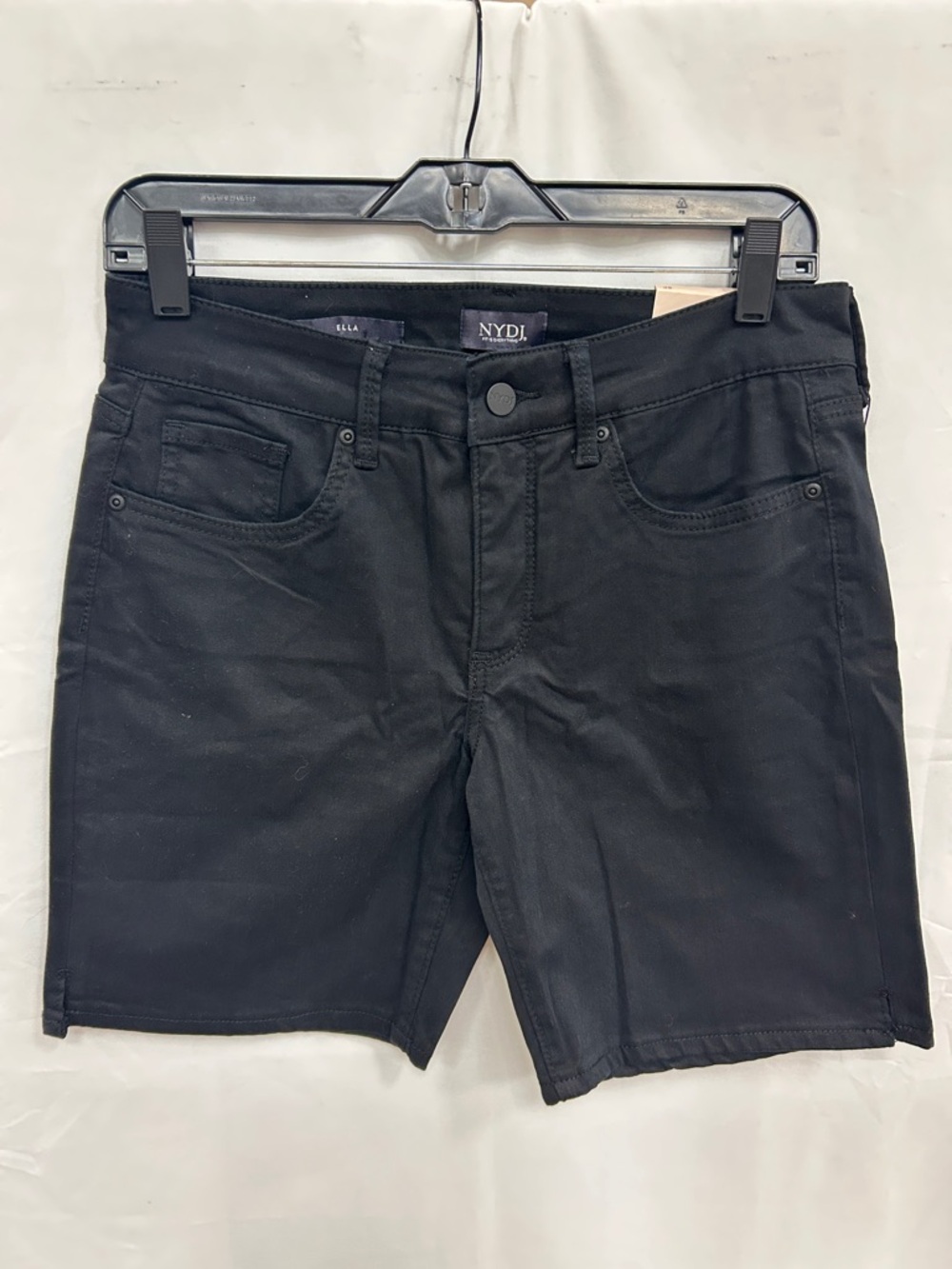 NYDJ Black Women's Denim Ella Jean Shorts